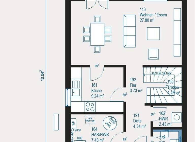 Doppelhaushälfte zum Kauf 419.990 € 4 Zimmer 123 m² 233 m² Grundstück Bischweier 76476