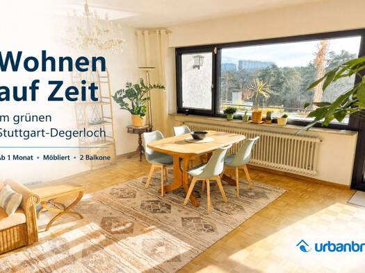 Wohnung zur Miete auf Zeit 1.610 € 2 Zimmer 65 m² frei ab 15.07.2026 Nauener Str. 0 Hoffeld Stuttgart - Degerloch 70597