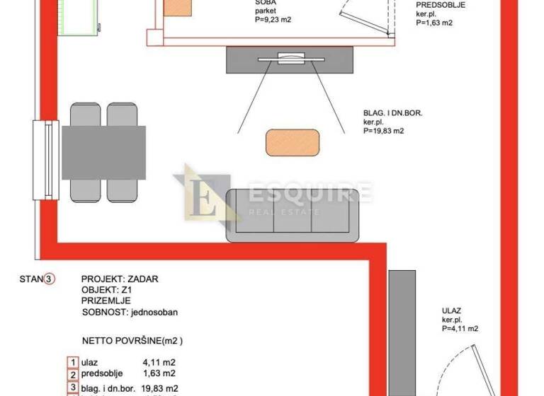 Wohnung zum Kauf 205.520 € 2 Zimmer 51 m² Borik, Zadar Diklo - Puntamika