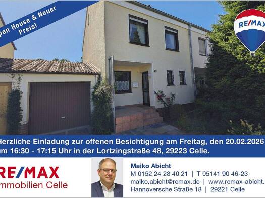 Reihenendhaus zum Kauf 145.000 € 4 Zimmer 73,9 m² 363 m² Grundstück Klein Hehlen Celle 29223