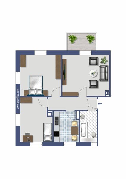 Wohnung zur Miete 599 € 3 Zimmer 65,1 m²<br/>Wohnfläche 08.02.2025<br/>Verfügbarkeit Paradiesstr. 27 Kern Heidenheim 89522