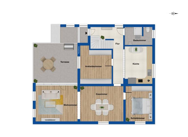 Einfamilienhaus zum Kauf 299.000 € 6,5 Zimmer 134,7 m² 806 m² Grundstück Jagel 24878