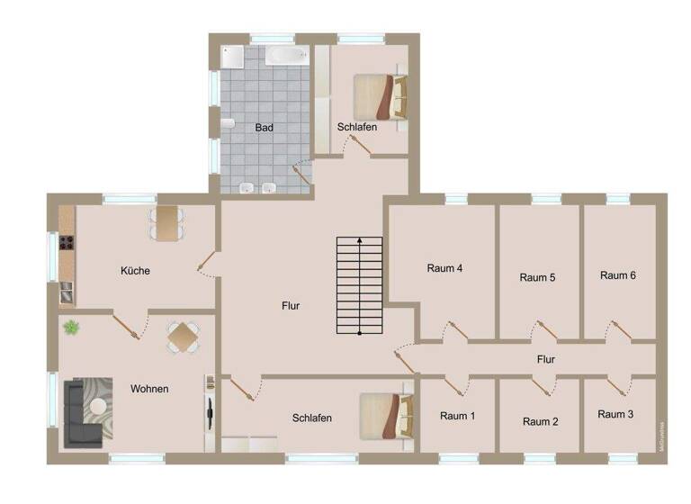 Haus zum Kauf provisionsfrei 189.000 € 7 Zimmer 130 m² 12.000 m² Grundstück Geising-Löwenhain Geising / Löwenhain 01778