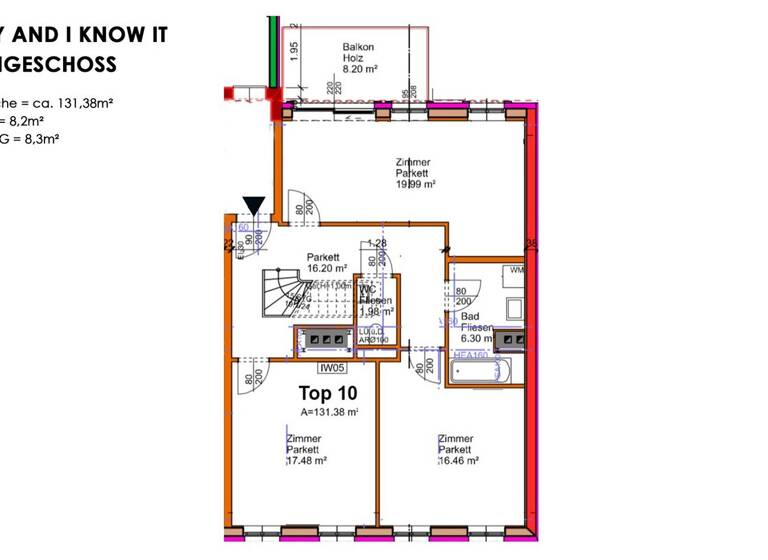 Wohnung zur Miete - Erstbezug 1.880 € 4,5 Zimmer 131,4 m² Wien,Ottakring 1160