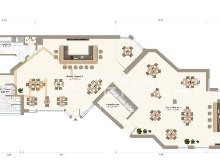 Laden zur Miete 1.000 € 2 Zimmer Stadtmitte Völklingen 66333