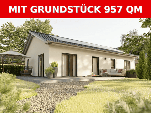 Bungalow zum Kauf - Erstbezug provisionsfrei 288.450 € 4 Zimmer 100 m² 957 m² Grundstück Weferlingen Oebisfelde-Weferlingen 39356