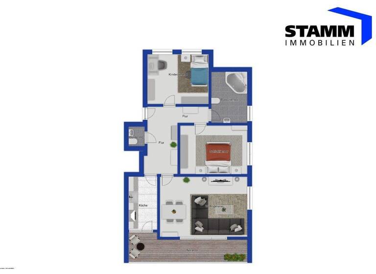 Wohnung zur Miete 610 € 3 Zimmer 88 m² 1. Geschoss Bremen Ense 59469