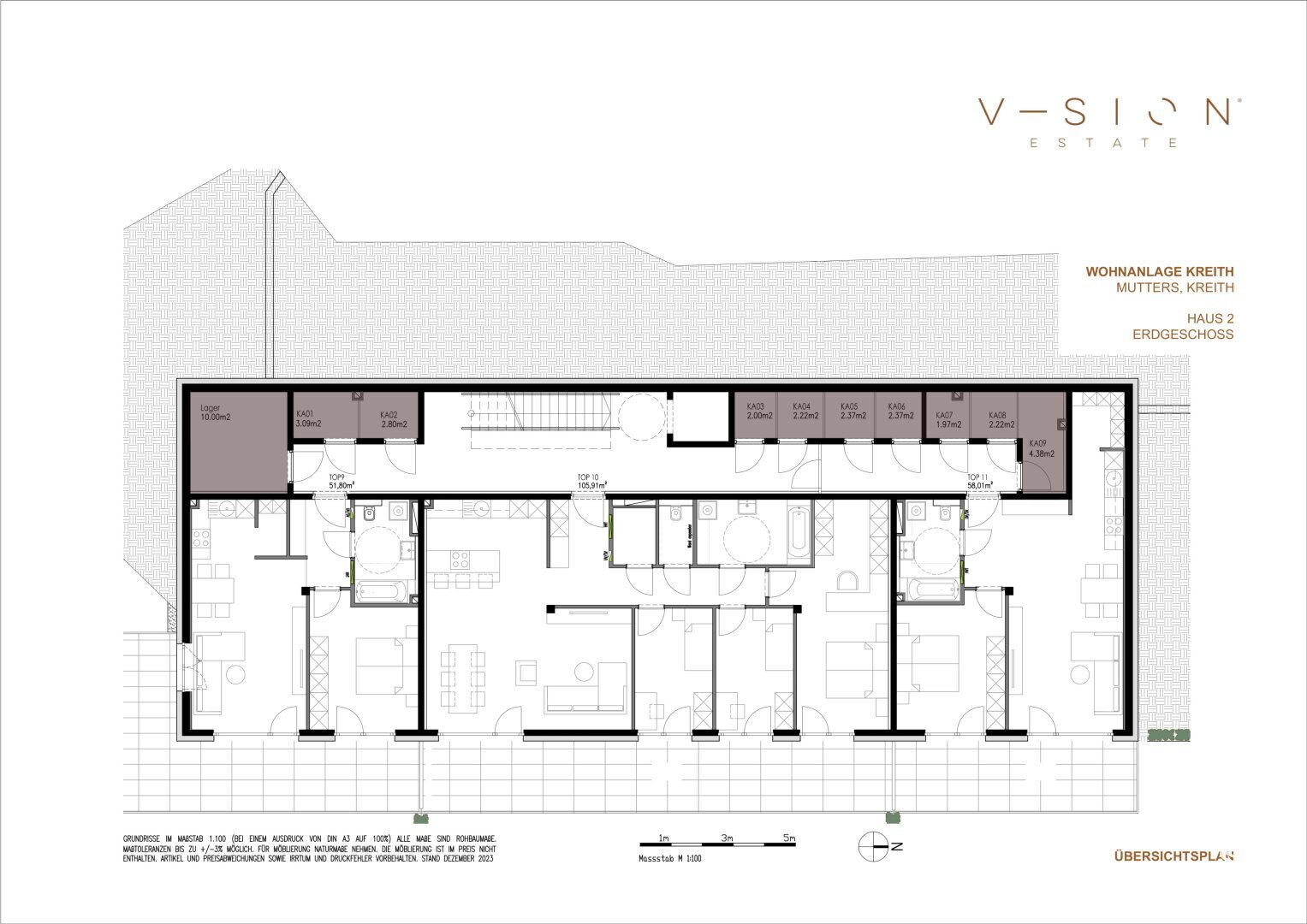 Wohnung zum Kauf 519.000 € 3 Zimmer 76,7 m²<br/>Wohnfläche Mutters 6162