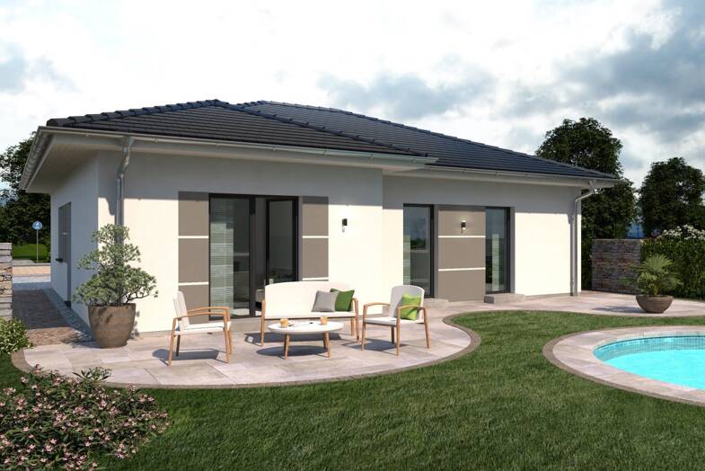 Bungalow zum Kauf provisionsfrei 468.000 € 4 Zimmer 116,4 m² 540 m² Grundstück Butzenhof Heilsbronn 91560
