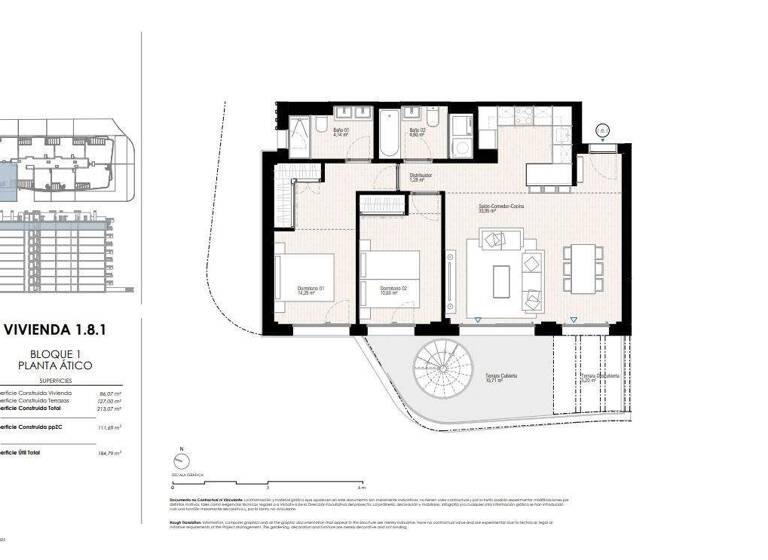 Studio zum Kauf provisionsfrei 646.000 € 3 Zimmer 111 m² Paseo Emperador Neron Villajoyosa 03570