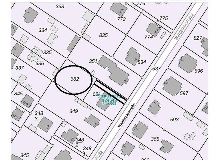 Grundstück zum Kauf provisionsfrei 245.000 € 888 m² Grundstück Waldemarstraße 6 Vorstadt Strausberg 15344