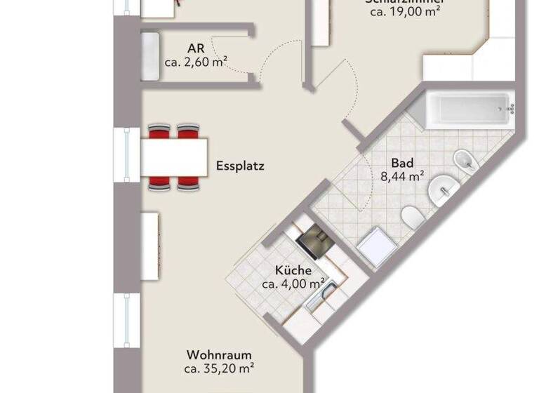 Wohnung zum Kauf 229.000 € 3 Zimmer 83 m² Tittmoning 84529
