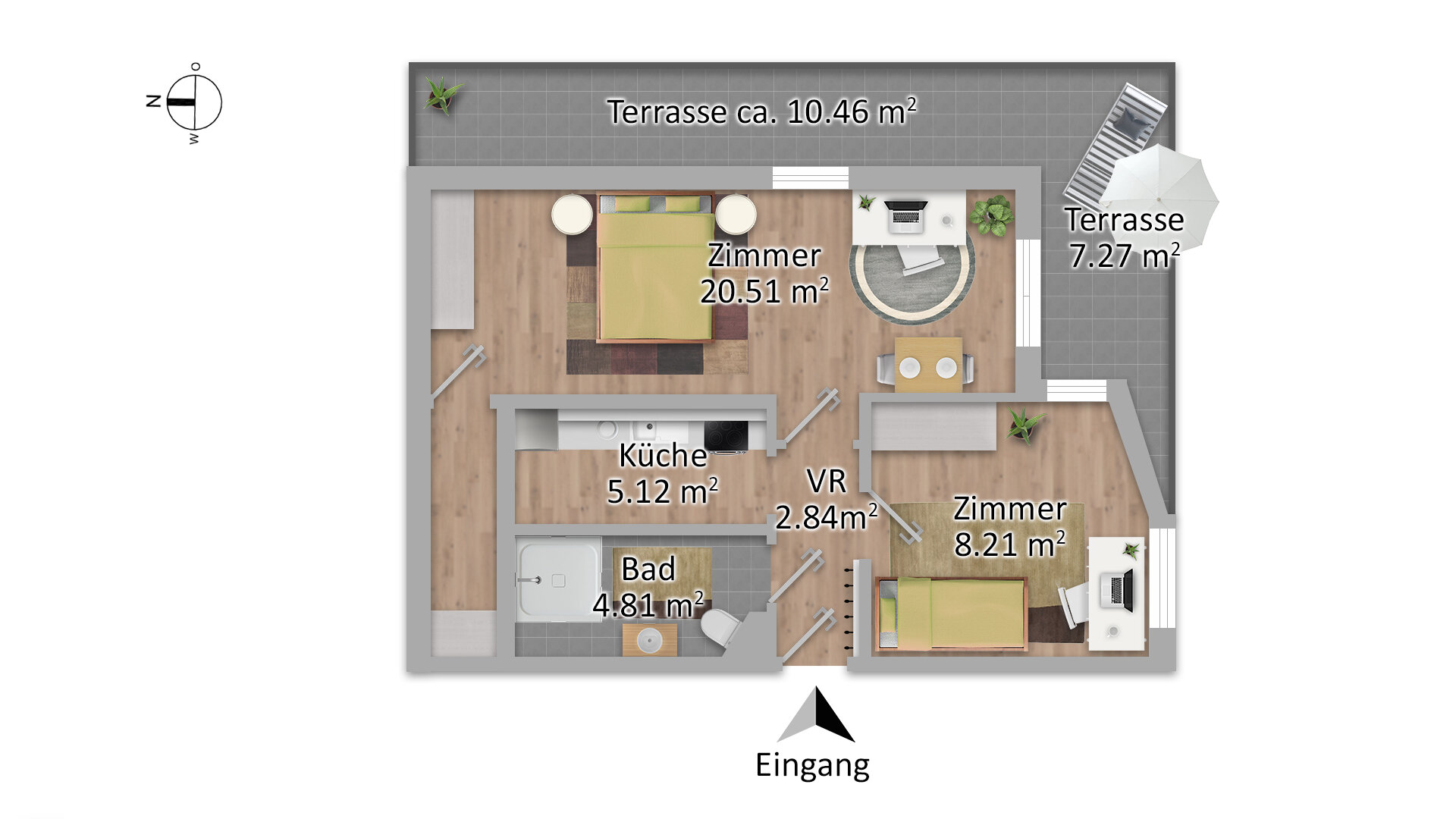 Wohnung zum Kauf 295.000 € 2 Zimmer 47,3 m²<br/>Wohnfläche 31.08.2026<br/>Verfügbarkeit Hötting Innsbruck 6020