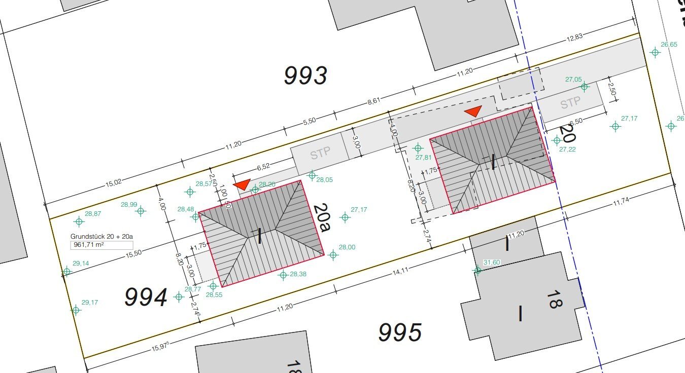 Grundstück zum Kauf provisionsfrei 450.000 € 482 m²<br/>Grundstück vorhanden<br/>Baugenehmigung Am Botterbarg 20 Iserbrook Hamburg 22589