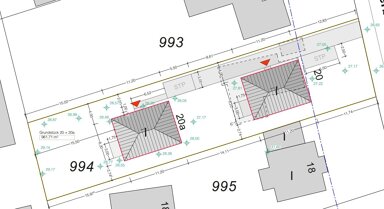 Grundstück zum Kauf provisionsfrei 450.000 € 482 m² Grundstück Baugenehmigung vorhanden Am Botterbarg 20 Iserbrook Hamburg 22589