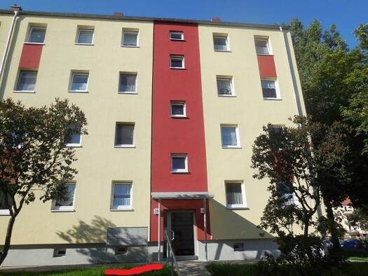 Wohnung zur Miete 349 € 3 Zimmer 63,4 m² 4. Geschoss Grimmaische Straße 25 b Döbeln Döbeln 04720