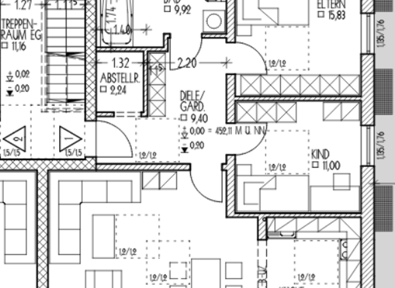 Terrassenwohnung zur Miete 1.044 € 3 Zimmer 87 m² Geschoss EG/2 frei ab 01.07.2026 Hart a. d. Alz Garching an der Alz 84518