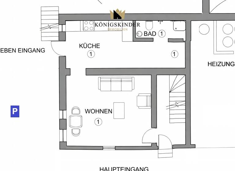 Mehrfamilienhaus zum Kauf 300.000 € 6 Zimmer 140 m² 560 m² Grundstück Hessigheim 74394