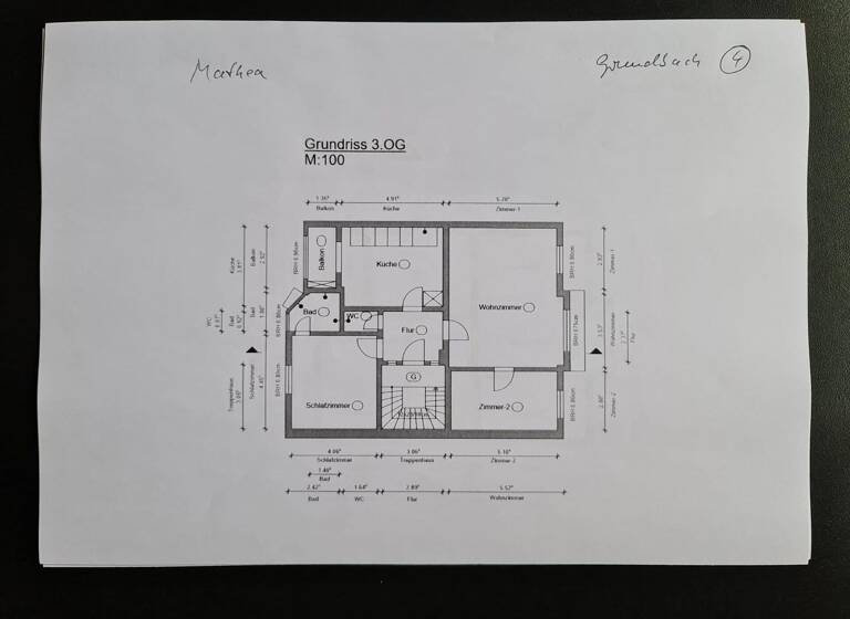 Wohnung zum Kauf 179.000 € 3 Zimmer 98 m² 3. Geschoss Zur Scheuren 20 Barmen Wuppertal 42275