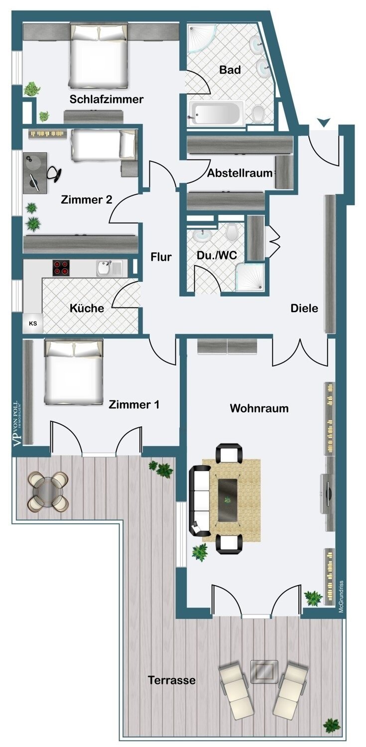 Wohnung zur Miete 2.350 € 4 Zimmer 154 m²<br/>Wohnfläche EG<br/>Geschoss 01.05.2025<br/>Verfügbarkeit Benrather Schloßufer 69 Benrath Düsseldorf 40597