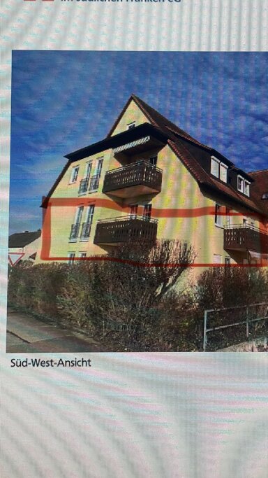 Wohnung zur Miete 880 € 3,5 Zimmer 80 m² UG frei ab 01.04.2025 Wörter Straße Dinkelsbühl Dinkelsbühl 91550