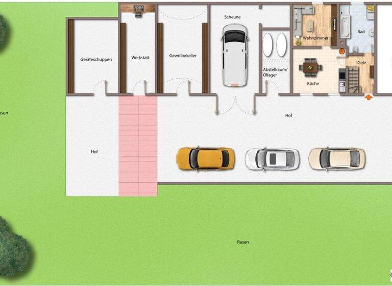 Doppelhaushälfte zum Kauf 259.000 € 4 Zimmer 80 m² 854 m² Grundstück Mühlhausen 69242