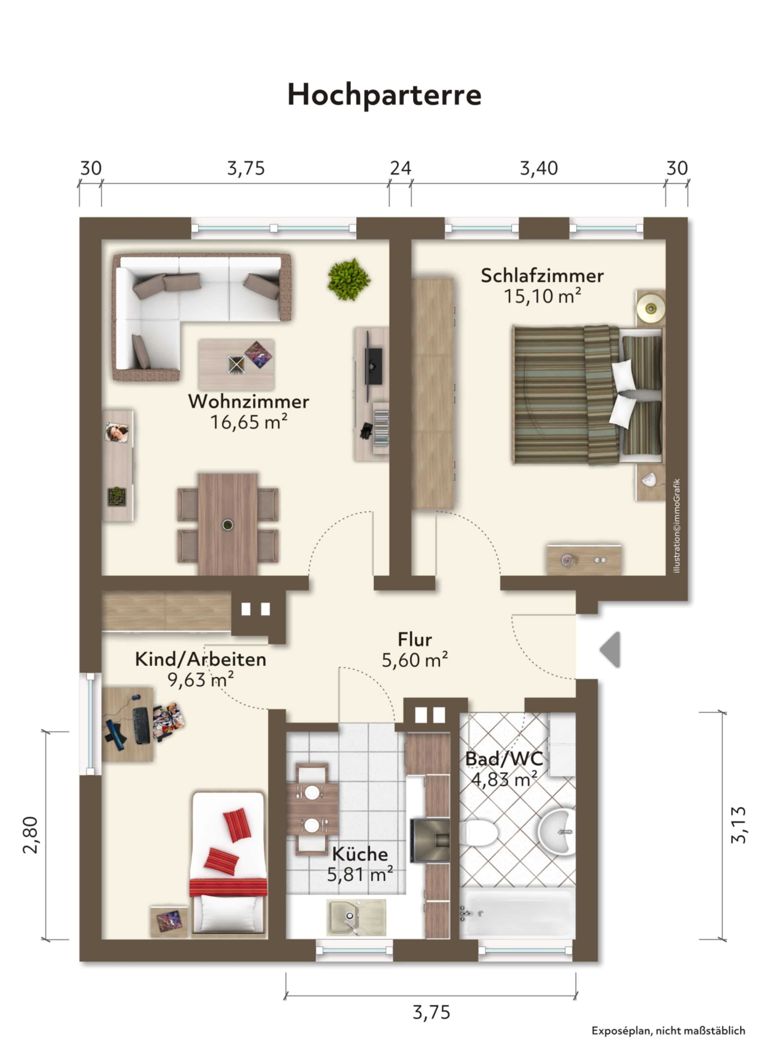 Wohnung zum Kauf 30.000 € 3 Zimmer 57,6 m²<br/>Wohnfläche Taura Taura 09249