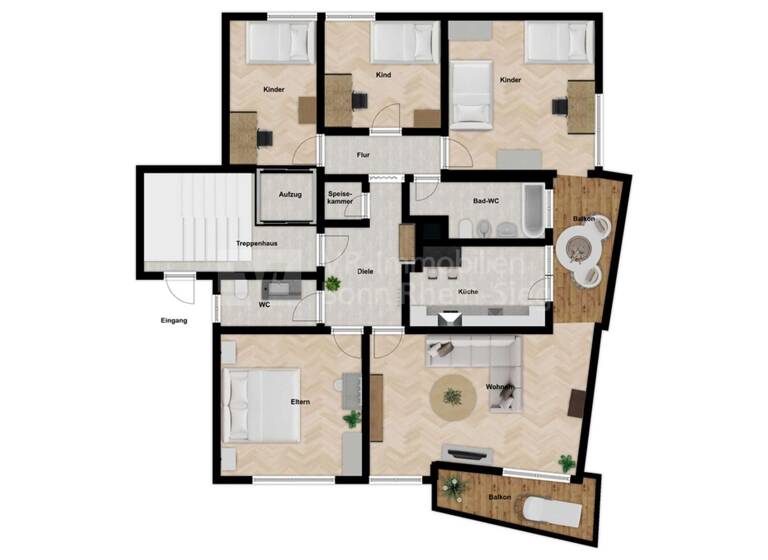 Wohnung zum Kauf 375.000 € 5 Zimmer 115 m²<br/>Wohnfläche Stallberg Siegburg 53721