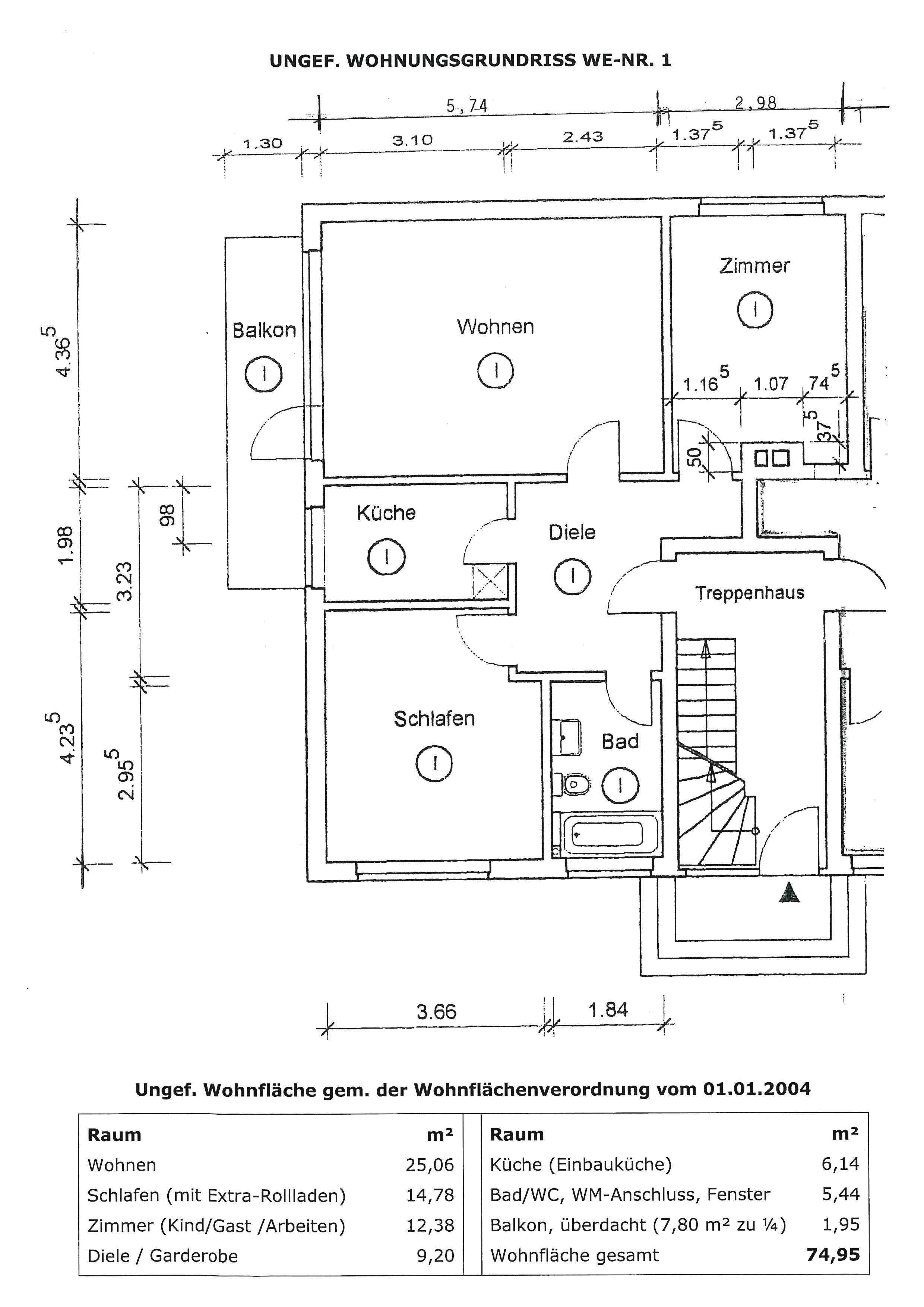 Wohnung zum Kauf 285.000 € 3 Zimmer 75 m²<br/>Wohnfläche EG<br/>Geschoss Am Aalfang Ahrensburg 22926