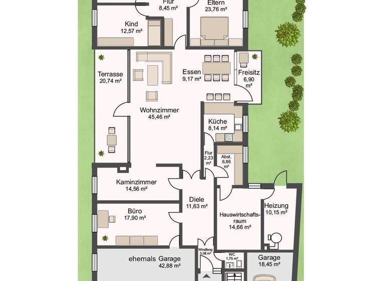 Mehrfamilienhaus zum Kauf 780.000 € 11 Zimmer 461 m² 1.188 m² Grundstück Kaltenweide Langenhagen 30855