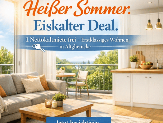 Wohnung zur Miete 1.279 € 2 Zimmer 66,7 m² 1. Geschoss Pfarrwöhrde 21 Altglienicke Treptow-Köpenick 12524