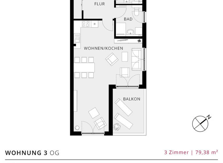 Wohnung zum Kauf - Erstbezug 799.000 € 2 Zimmer 79,4 m² Timmendorfer Strand 23669