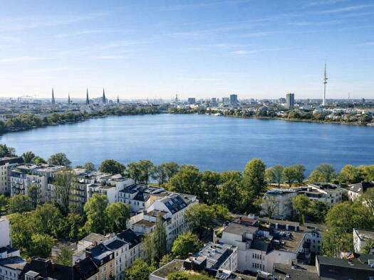 Penthouse zum Kauf 3.190.000 € 5 Zimmer 290 m² 2. Geschoss Uhlenhorst Hamburg 22085