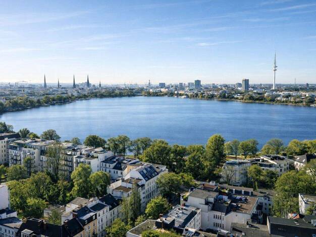 Penthouse zum Kauf 3.190.000 € 5 Zimmer 290 m² 2. Geschoss Uhlenhorst Hamburg 22085