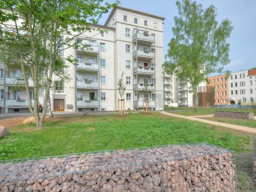 Wohnung zur Miete 455 € 2 Zimmer 63,1 m² 4. Geschoss Delitzscher Straße 39 Freiimfelde Halle 06112