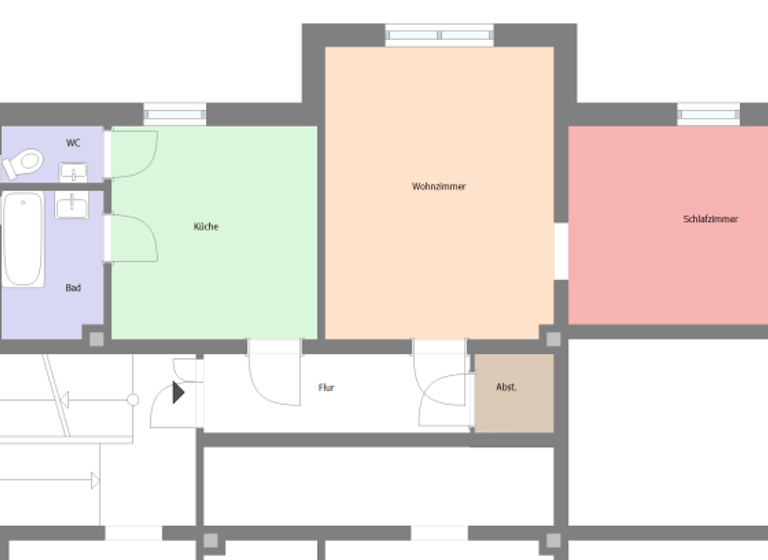 Wohnung zur Miete 352 € 2 Zimmer 64 m² 2. Geschoss frei ab sofort Großschönau 02779