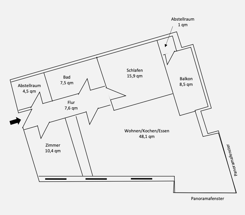 Penthouse zur Miete 2.600 € 3 Zimmer 99,3 m²<br/>Wohnfläche 5.<br/>Geschoss ab sofort<br/>Verfügbarkeit Barmbeker Str. 40a Winterhude Hamburg 22303