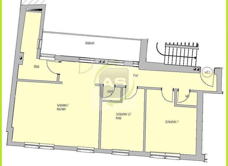 Wohnung zur Miete 749 € 3 Zimmer 102,5 m² 2. Geschoss Marienplatz 12 Innenstadt Zwickau 08056