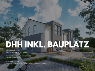 Doppelhaushälfte zum Kauf provisionsfrei 734.510 € 5 Zimmer 155 m² 306 m² Grundstück Schwieberdingen Schwieberdingen 71701