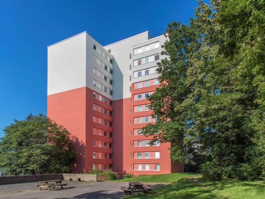 Wohnung zur Miete nur mit Wohnberechtigungsschein 315 € 2 Zimmer 60 m² 11. Geschoss frei ab 07.05.2026 Eggersten Ring 12 Kreuztal 57223