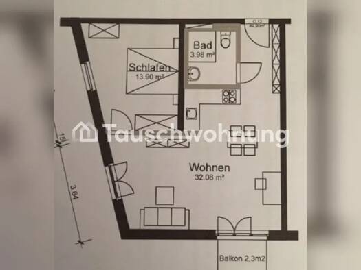 Wohnung zur Miete Tauschwohnung 1.125 € 2 Zimmer 50 m² Aubing-Lochhausen-Langwied München 81243