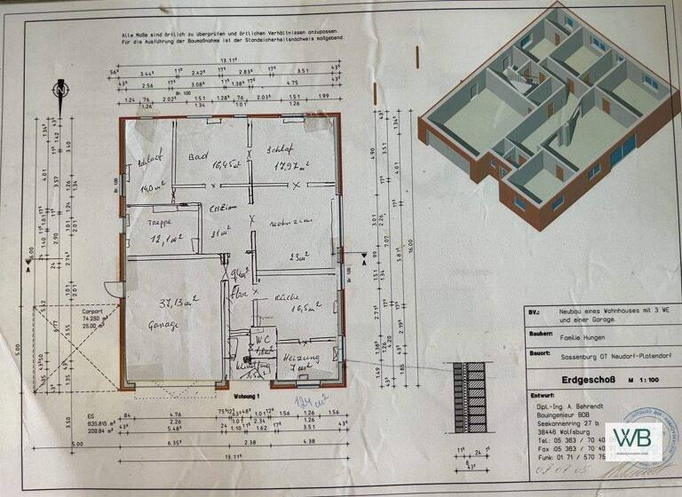 Mehrfamilienhaus zum Kauf 699.000 € 8 Zimmer 310 m² 1.001 m² Grundstück Neudorf-Platendorf Sassenburg / Neudorf-Platendorf 38524