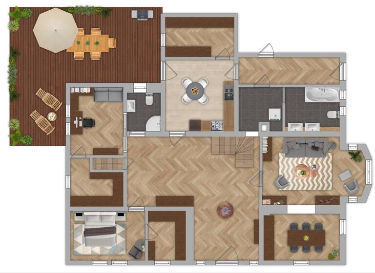 Bauernhaus zum Kauf 7,5 Zimmer 245,3 m² 4.718 m² Grundstück Stapelshorn Bruchhausen-Vilsen 27305