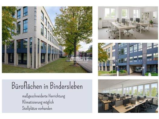 Bürofläche zur Miete 10,50 € 785 m² Bürofläche teilbar ab 785 m² Bindersleben Erfurt 99092