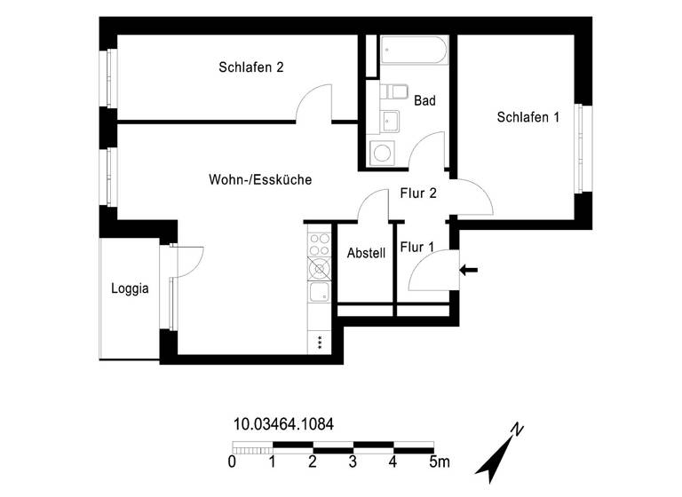 Wohnung zur Miete nur mit Wohnberechtigungsschein 623 € 3 Zimmer 69,2 m² 1. Geschoss frei ab 16.05.2026 Pistoriusstraße 62 Weißensee Berlin 13086