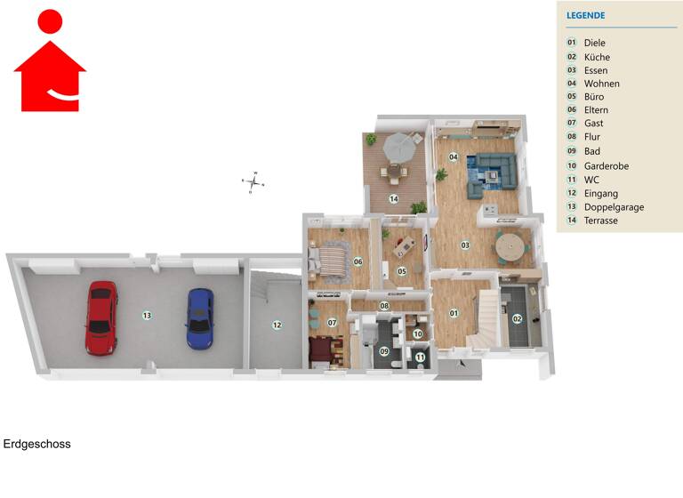 Bungalow zum Kauf 329.000 € 5 Zimmer 123,7 m²<br/>Wohnfläche 1.144 m²<br/>Grundstück Burgsteinfurt Steinfurt 48565