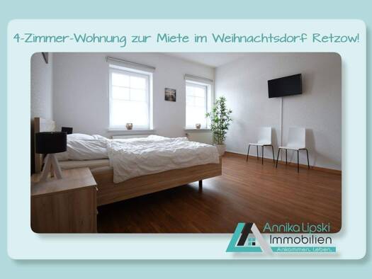 Wohnung zur Miete 740 € 4 Zimmer 87 m² Retzow Lychen 17279