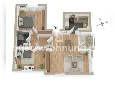 Wohnung zur Miete Tauschwohnung 485 € 3 Zimmer 70,2 m² 3. Geschoss Lütjenburg 24321