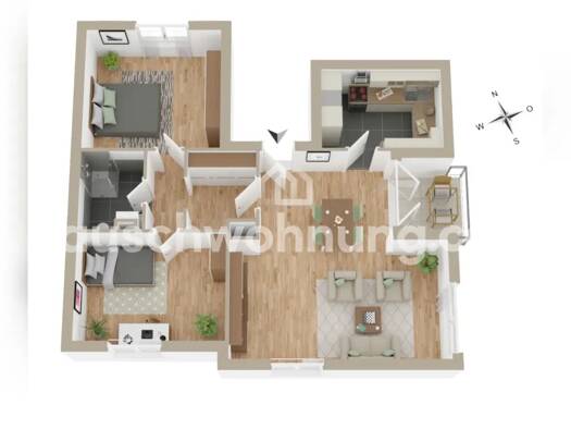 Wohnung zur Miete Tauschwohnung 485 € 3 Zimmer 70,2 m² 3. Geschoss Lütjenburg 24321