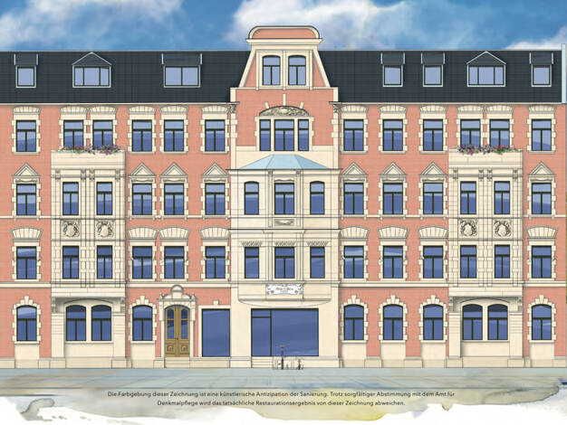 Wohnung zum Kauf 358.000 € 4 Zimmer 92 m² 1. Geschoss Goethestraße 7 Paulusviertel Halle 06114